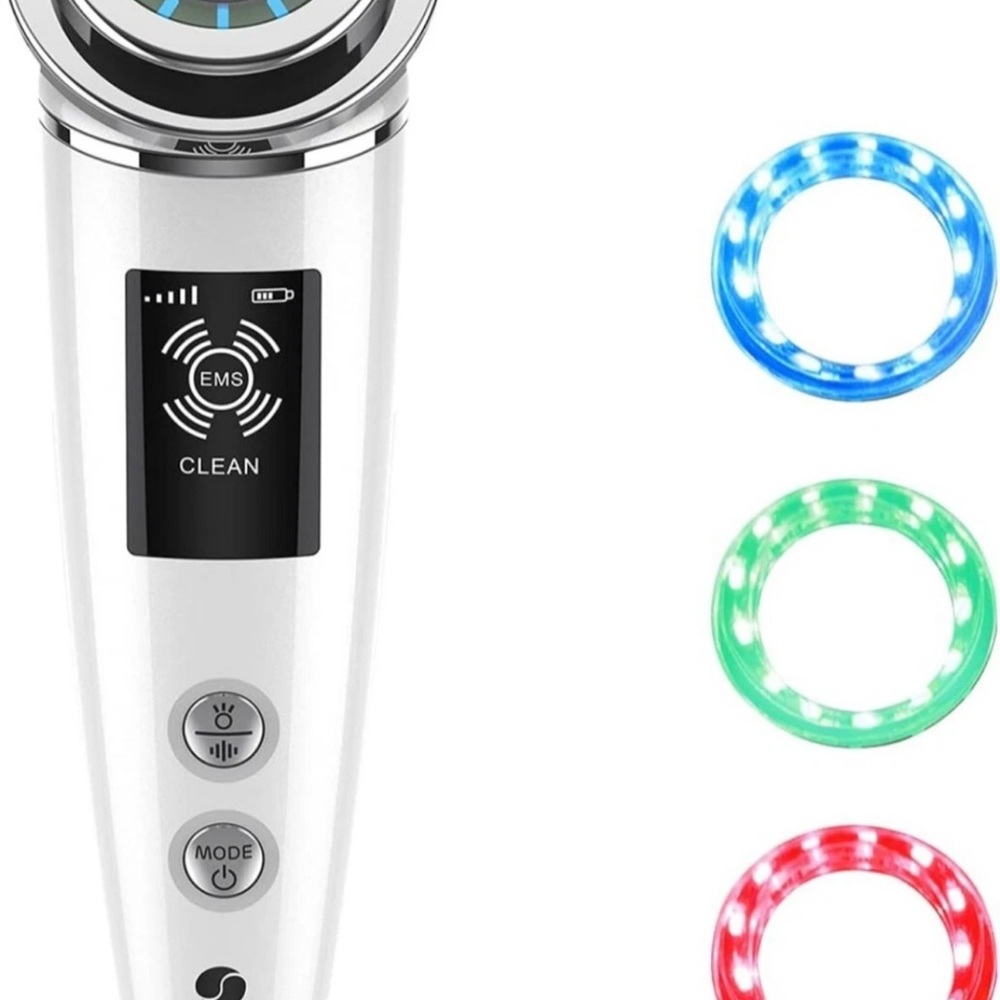 Syllable Facial Massager with LED Light Therapy